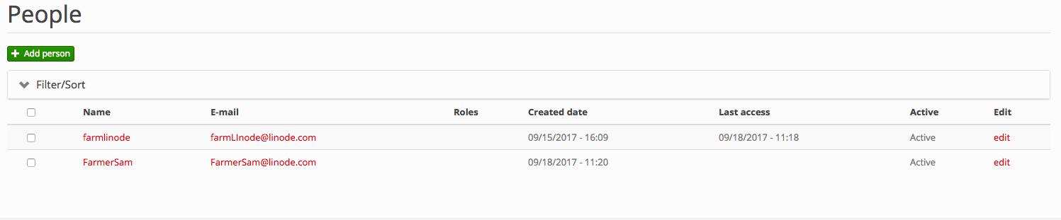 People screen People screen